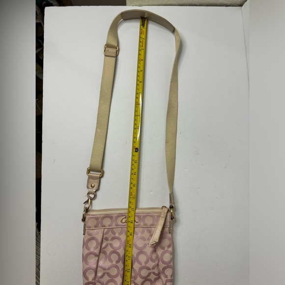 Coach Parker Op Art Swingpack Crossbody Shoulder Bag RS/Pink Rose Gold 42531 - Picture 9 of 12